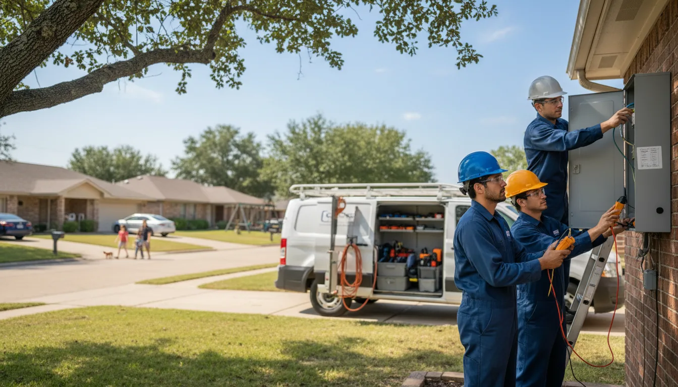 Certified electrician providing emergency electrical services in Stendal, IN